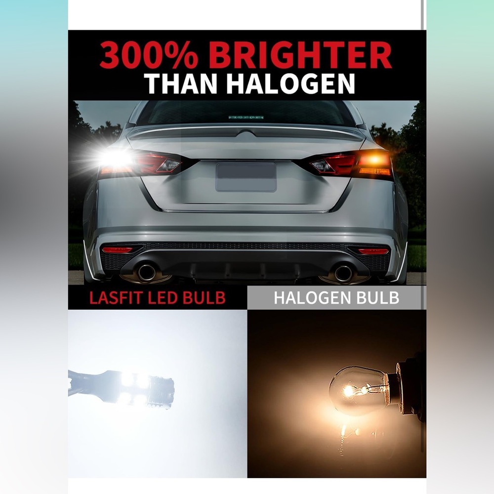 LASFIT 921 LED Bulb Reverse Lights 912 T15 Back Up Light CANBUS Error Free W16W - Picture 3 of 9